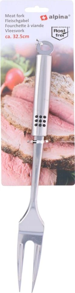 Vleesvork 32,5 Cm Van RVS - Keukengerei - Kookgerei - Tweetandige Vork -Aanbiedingen Keukengerei Winkel 309x1200 1