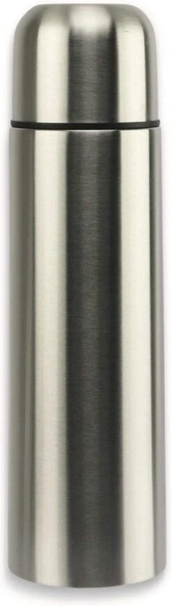 Excellent Basis Thermoskan | Isolatiekan Bullet 0.75 Ltr | Roestvrijstale Drinkbeker | Zilver -Aanbiedingen Keukengerei Winkel 341x1200