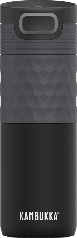 Kambukka Etna Grip Thermosbeker 500 Ml - Makkelijk Reinigen - Lekvrije Koffiebeker - Zwart -Aanbiedingen Keukengerei Winkel 390x1200