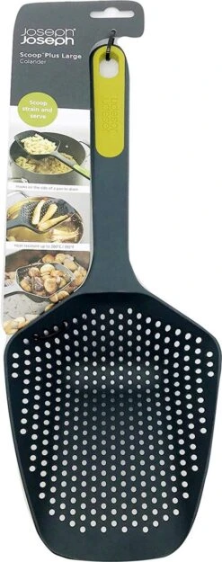 Joseph Joseph Scoop Plus Vergietlepel - Schuimspaan - Frituurschep -Aanbiedingen Keukengerei Winkel 474x1200