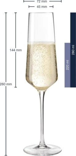 Leonardo Puccini Champagneglas - 280 Ml - 6 Stuks 16 Leonardo Puccini Champagneglas - 280 Ml - 6 Stuks -Aanbiedingen Keukengerei Winkel 584x1200