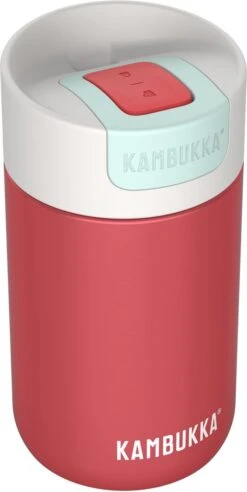Kambukka Olympus Thermosbeker 300 Ml - Makkelijk Reinigen - Lekvrije Koffiebeker - RVS - Cherry Cake -Aanbiedingen Keukengerei Winkel 602x1200 1