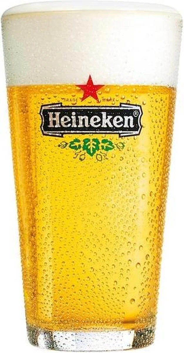 Heineken Bierglas Vaasje - 25 Cl - 6 Stuks 2 Heineken Bierglas Vaasje - 25 Cl - 6 Stuks - Afbeelding 2