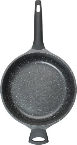 Sola Hapjespan Fair Cooking - Ø 28 Cm - Zwart/wit - Aluminium - Antiaanbaklaag 10 Sola Hapjespan Fair Cooking - Ø 28 Cm - Zwart/wit - Aluminium - Antiaanbaklaag -Aanbiedingen Keukengerei Winkel 638x1200