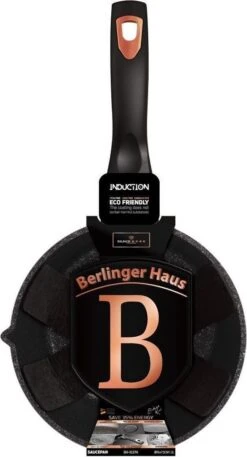 Berlinger Haus 1637 - Steelpan - Sauspan - 16 Cm - Black Rose Collection -Aanbiedingen Keukengerei Winkel 648x1200