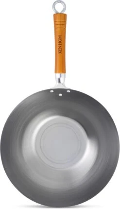 Ken Hom Classic Wok - Ø 32cm In Koolstofstaal En Houten Greep 7 Ken Hom Classic Wok - Ø 32cm In Koolstofstaal En Houten Greep -Aanbiedingen Keukengerei Winkel 690x1200 2