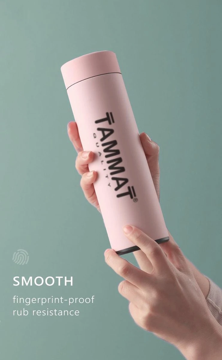 Slimme Thermosfles Met LCD Temperatuur Display - Curver Isolatiefles 500 ML - Rubber Coating - Dubbelwandige Thermosfles - Thermosbeker - Isoleerfles - Thermoskan - Travel Mug - Bidon Drinkfles - Koffiebeker - Drinkflessen - RVS - Smart Thermos 3 Slimme Thermosfles Met LCD Temperatuur Display - Curver Isolatiefles 500 ML - Rubber Coating - Dubbelwandige Thermosfles - Thermosbeker - Isoleerfles - Thermoskan - Travel Mug - Bidon Drinkfles - Koffiebeker - Drinkflessen - RVS - Smart Thermos - Afbeelding 3