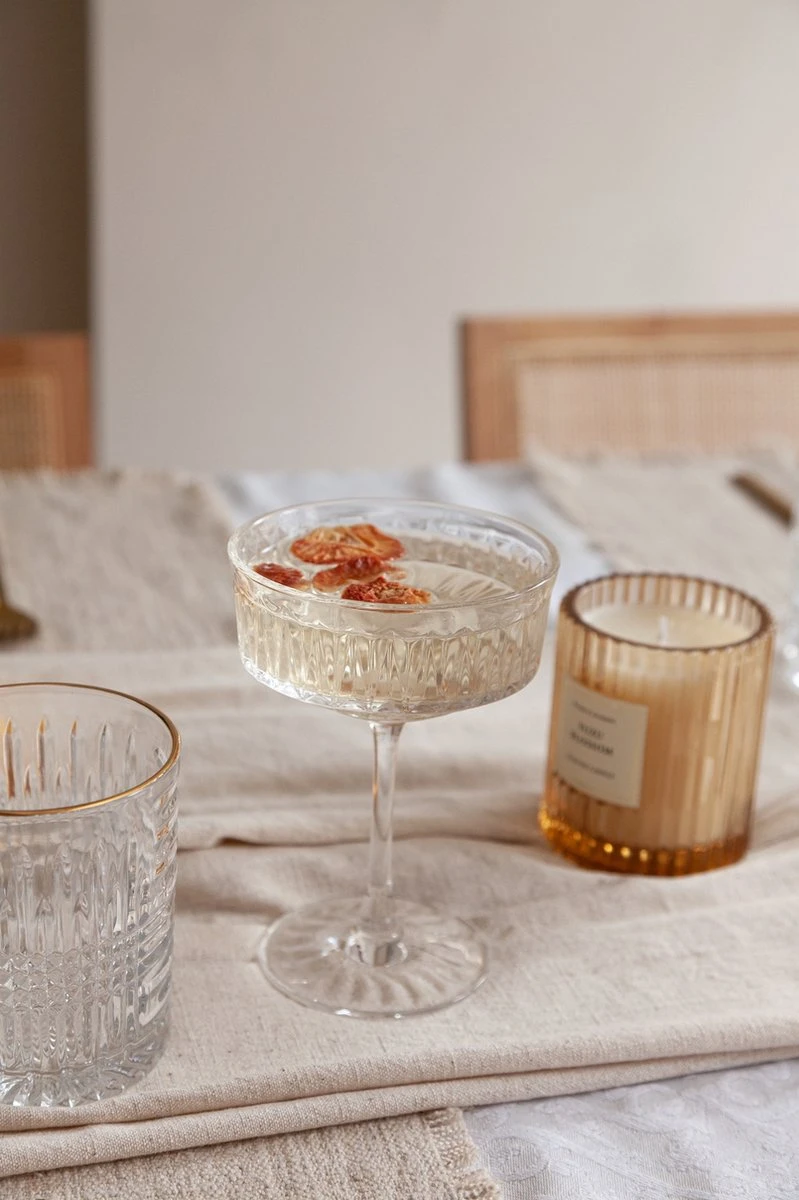 MiMa Amsterdam - Cocktail Glas - Coupe Glas, Vintage Look - Set Van 2 1 MiMa Amsterdam - Cocktail Glas - Coupe Glas, Vintage Look - Set Van 2