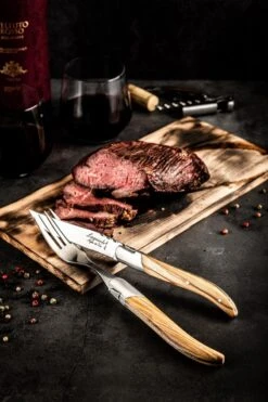 Laguiole Style De Vie Vorken Luxury Line - 6-delig - Olijfhout -Aanbiedingen Keukengerei Winkel 800x1200 1