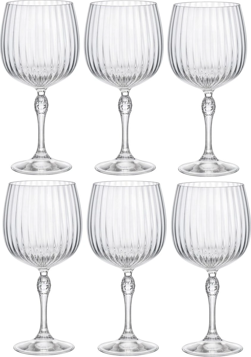 Bormioli Rocco America's 20 Gin Tonic Cocktailglas - 740 Ml - Set-6 5 Bormioli Rocco America's 20 Gin Tonic Cocktailglas - 740 Ml - Set-6 - Afbeelding 5