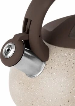 Florina Lava Fluitketel RVS Met Steen Coating 2,5L Voor Alle Warmtebronnen - Waterketel - Waterkoker - Cool Touch Handvat - Bruin / Beige -Aanbiedingen Keukengerei Winkel 848x1200 3