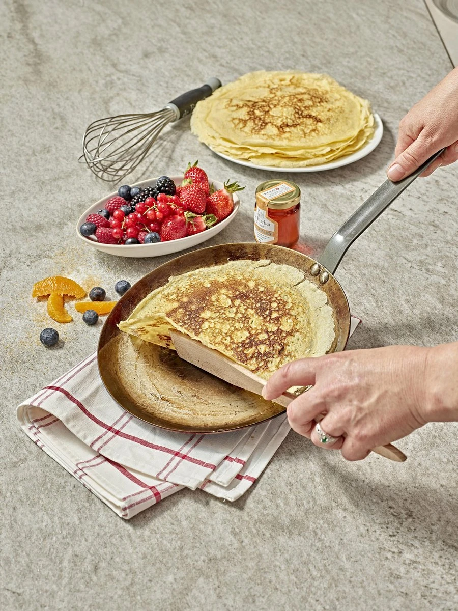 De Buyer Carbone Plus Crêpe- En Pannenkoekenpan - Ø 26cm - Plaatstaal 2 De Buyer Carbone Plus Crêpe- En Pannenkoekenpan - Ø 26cm - Plaatstaal - Afbeelding 2