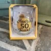 Merkloos Wijn - Water Glas / Hoera 50 Jaar / Abraham / Sarah / Wijnglas / Waterglas / Leuke Tekst / Moederdag / Vaderdag / Verjaardag / Cadeau