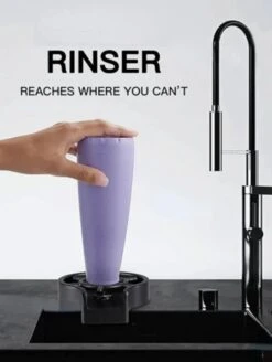 SFT Products Glazenspoeler LEEDS - Zwarte Spoelkraan Glazen - Horeca Spoelkraan - Beker Reiniger - Glazenspoeler Voor Aanrecht - Glazen Reiniger Aanrecht - Automatische Glazen Spoeler - Waterdruk Reiniger Voor Glazen - Glas Spoeler Bar -Aanbiedingen Keukengerei Winkel 903x1200