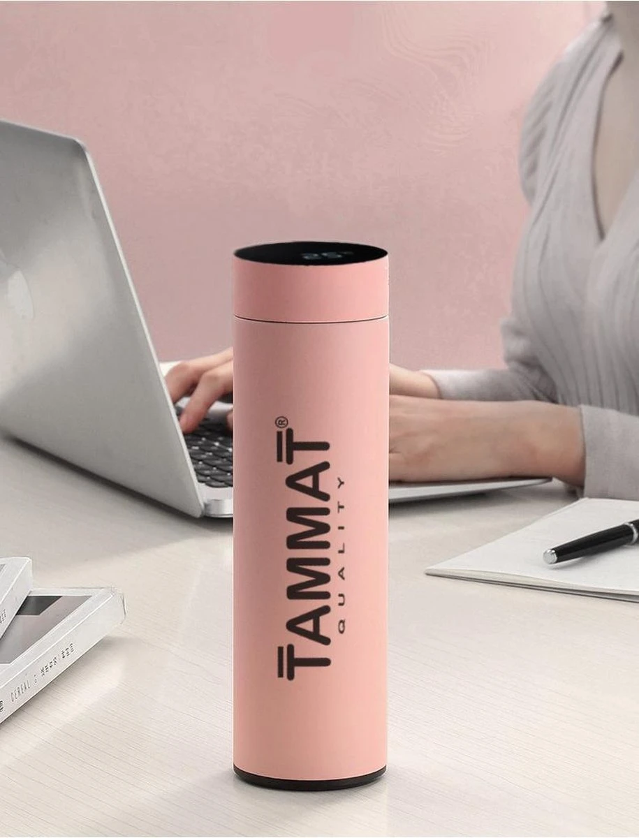 Slimme Thermosfles Met LCD Temperatuur Display - Curver Isolatiefles 500 ML - Rubber Coating - Dubbelwandige Thermosfles - Thermosbeker - Isoleerfles - Thermoskan - Travel Mug - Bidon Drinkfles - Koffiebeker - Drinkflessen - RVS - Smart Thermos 5 Slimme Thermosfles Met LCD Temperatuur Display - Curver Isolatiefles 500 ML - Rubber Coating - Dubbelwandige Thermosfles - Thermosbeker - Isoleerfles - Thermoskan - Travel Mug - Bidon Drinkfles - Koffiebeker - Drinkflessen - RVS - Smart Thermos - Afbeelding 5