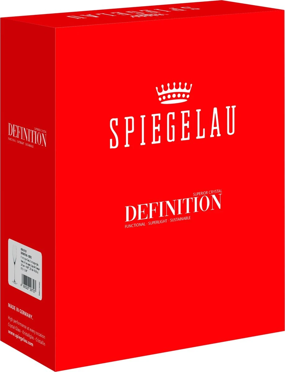 Spiegelau - Wijnglas Universeel Definition 550ml (set Van 2) - Wijnglazen 3 Spiegelau - Wijnglas Universeel Definition 550ml (set Van 2) - Wijnglazen - Afbeelding 3