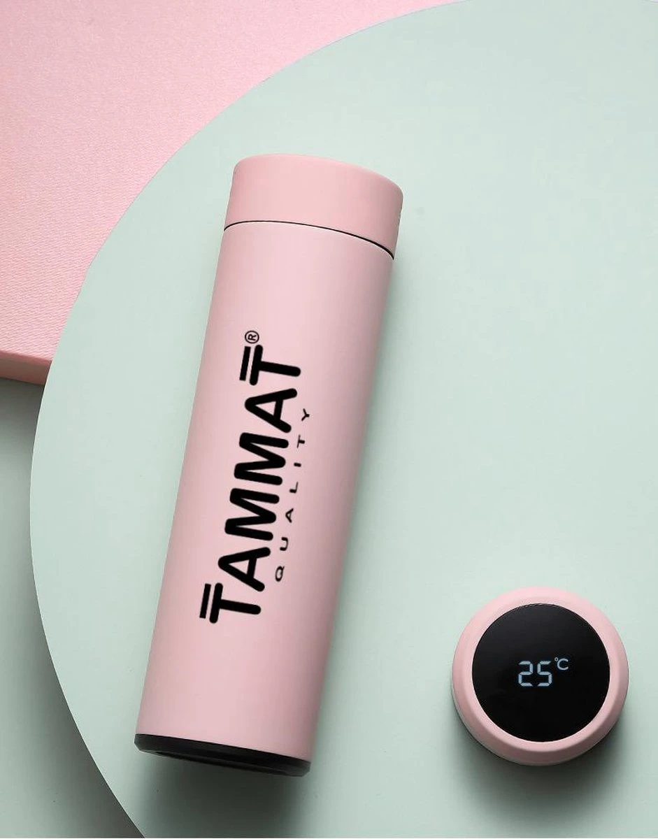 Slimme Thermosfles Met LCD Temperatuur Display - Curver Isolatiefles 500 ML - Rubber Coating - Dubbelwandige Thermosfles - Thermosbeker - Isoleerfles - Thermoskan - Travel Mug - Bidon Drinkfles - Koffiebeker - Drinkflessen - RVS - Smart Thermos 7 Slimme Thermosfles Met LCD Temperatuur Display - Curver Isolatiefles 500 ML - Rubber Coating - Dubbelwandige Thermosfles - Thermosbeker - Isoleerfles - Thermoskan - Travel Mug - Bidon Drinkfles - Koffiebeker - Drinkflessen - RVS - Smart Thermos - Afbeelding 7