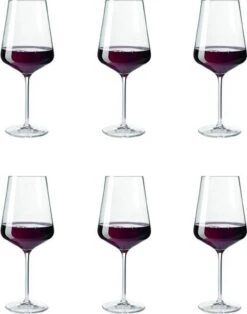 Leonardo Puccini Rode Wijnglas Groot - 750 Ml - Hoogte 26 Cm - 6 Stuks -Aanbiedingen Keukengerei Winkel 945x1200