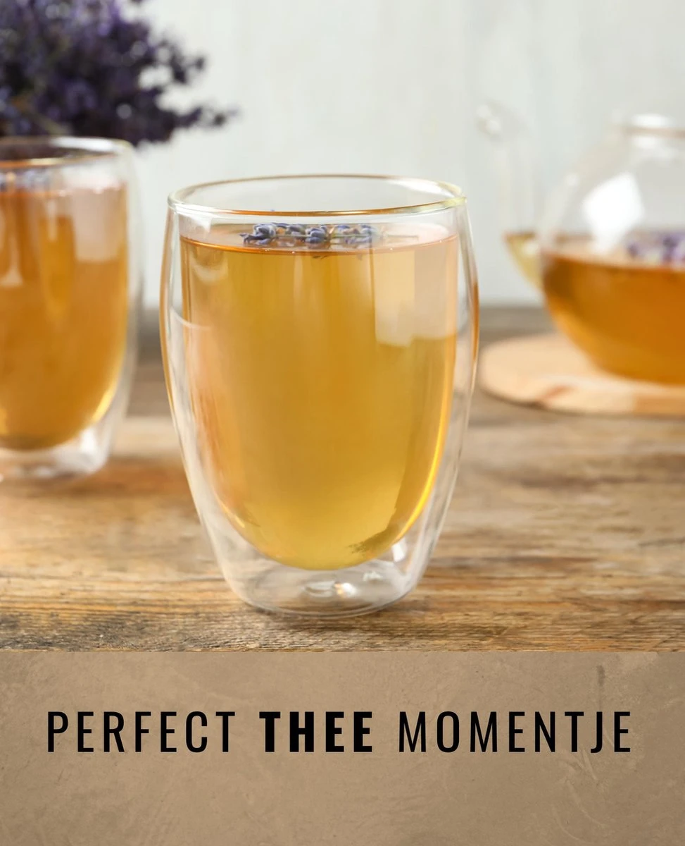 Latte Macchiato Glazen - Dubbelwandige Koffieglazen - Theeglazen - Cappuccino Glazen- 2 Stuks - 300ML 3 Latte Macchiato Glazen - Dubbelwandige Koffieglazen - Theeglazen - Cappuccino Glazen- 2 Stuks - 300ML - Afbeelding 3