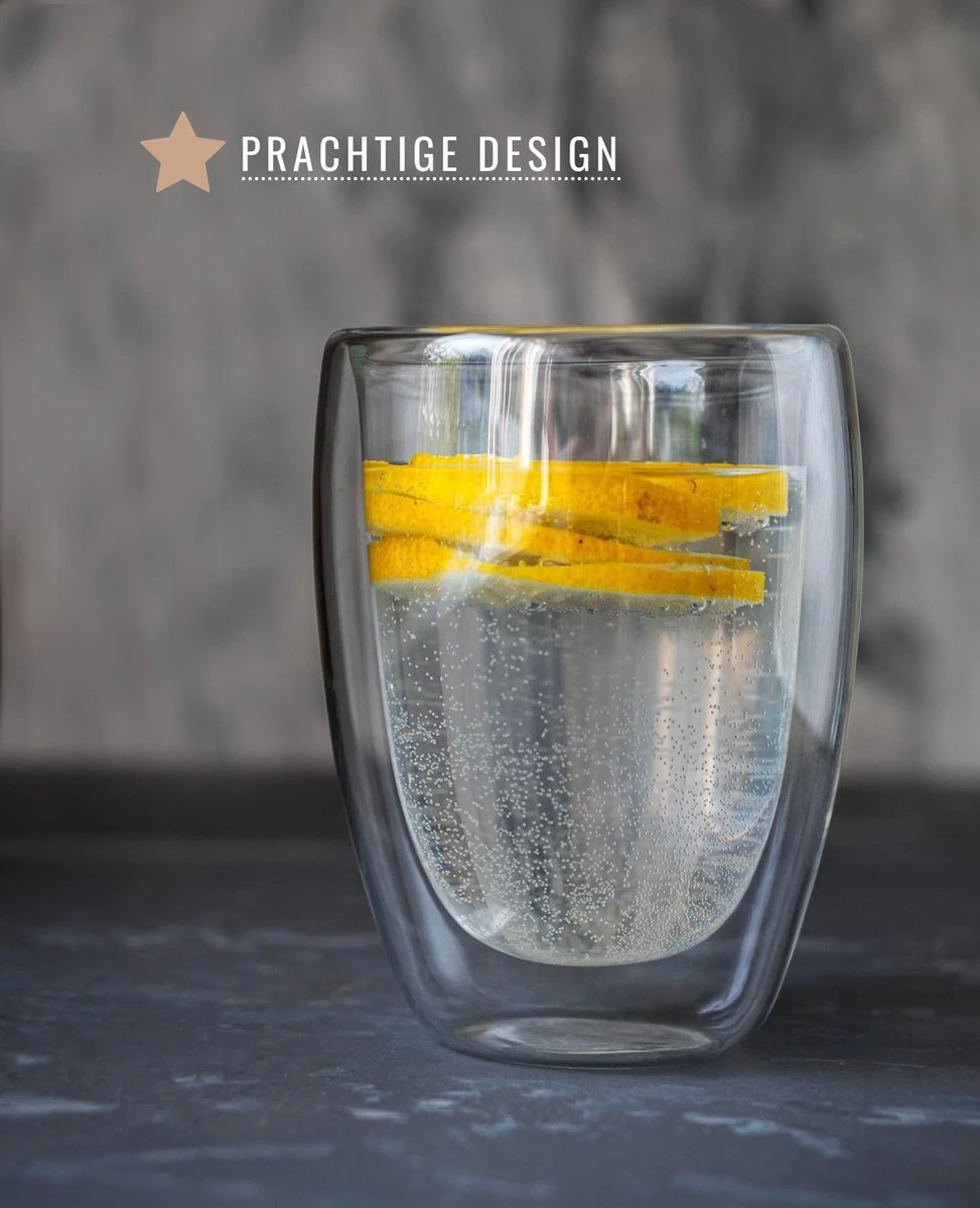 Latte Macchiato Glazen - Dubbelwandige Koffieglazen - Theeglazen - Cappuccino Glazen- 2 Stuks - 300ML 9 Latte Macchiato Glazen - Dubbelwandige Koffieglazen - Theeglazen - Cappuccino Glazen- 2 Stuks - 300ML - Afbeelding 9